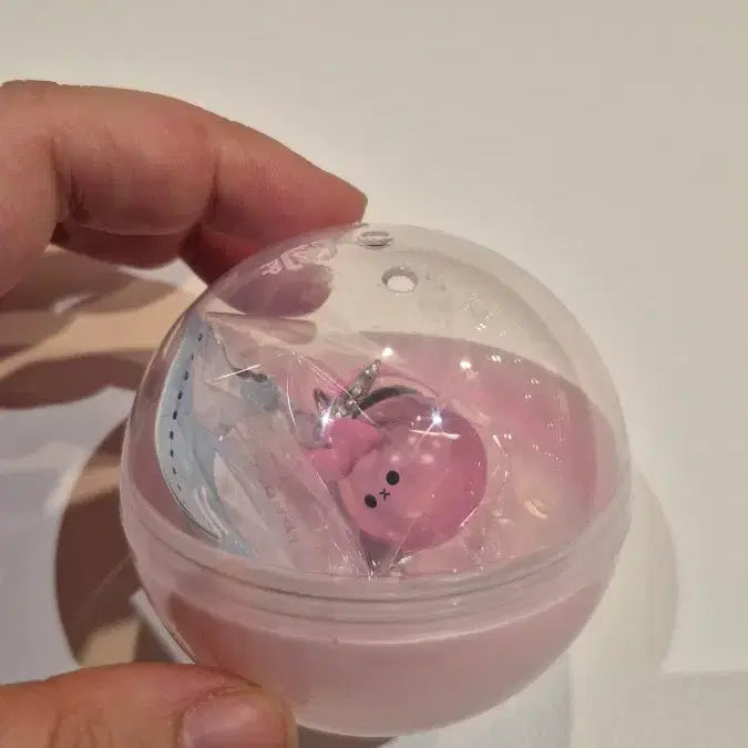 [SOLD OUT] makkuro 토끼 클리어 참 인형 키링 캡슐 가챠 핑크 교환 및 판매
