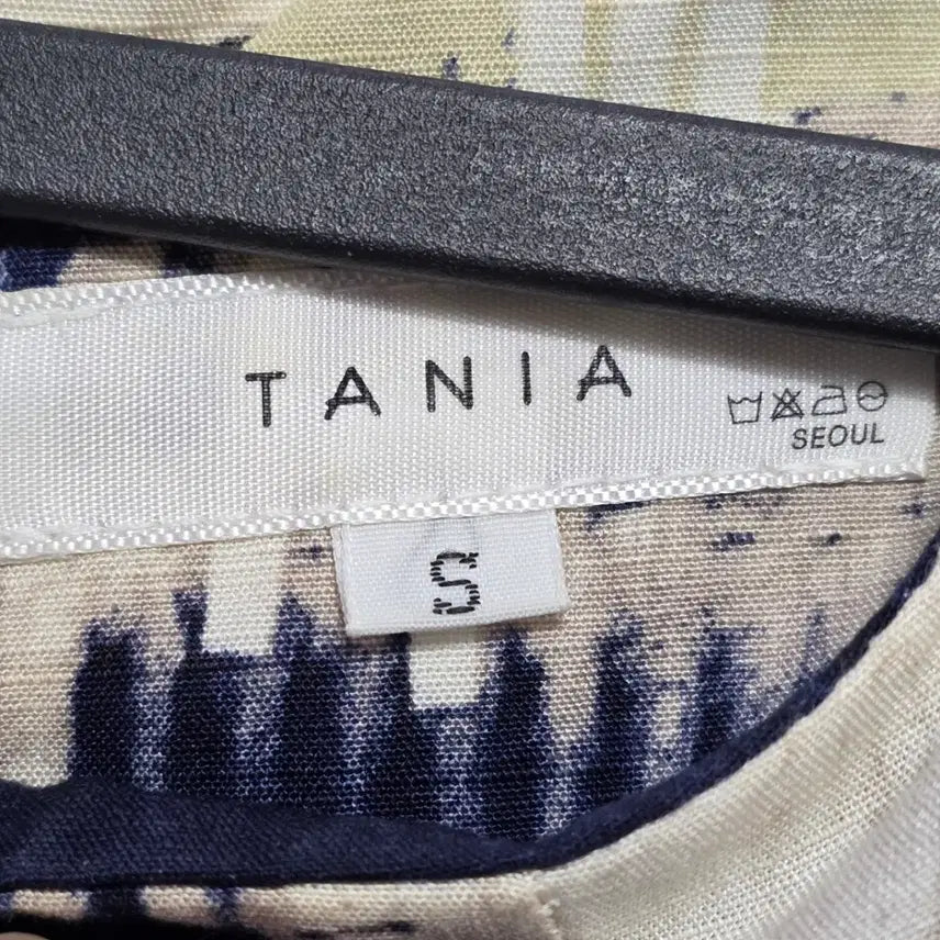 [BUNJANG] Tania Patterned Long Dress / 1380 타니아 TANIA 패턴 롱원피스 S 나시 플레어 여름 원피스