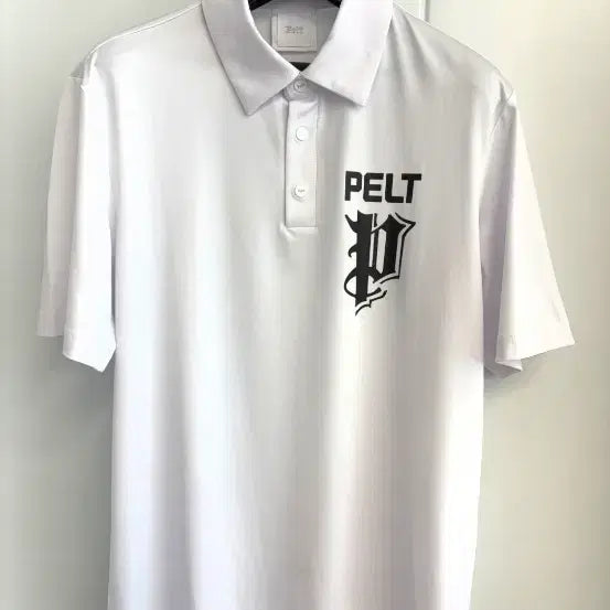 [BUNJANG] Felt Bold Stick P Artwork PK Shirt / 팰트 볼드 스틱P 아트웍 PK셔츠