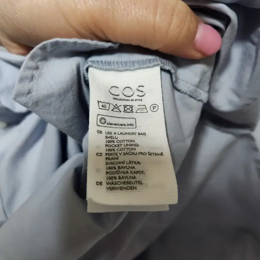 [BUNJANG] COS Blue Shirt Dress / COS 코스 블루 셔츠 원피스