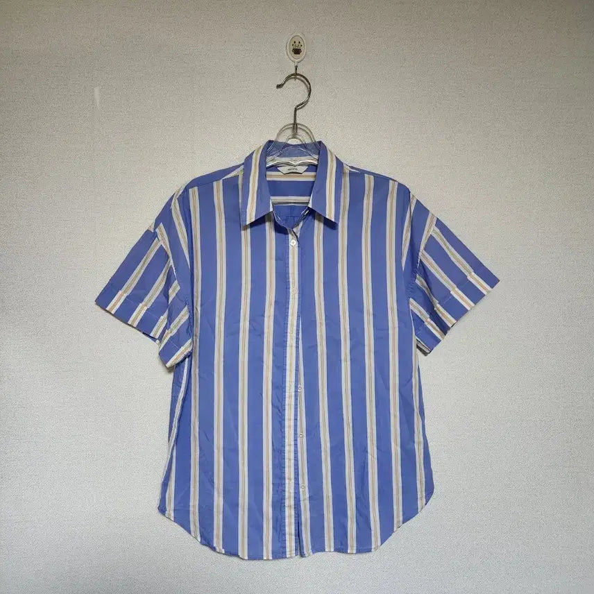 [BUNJANG] Hazzys Striped Short Sleeve Shirt / 헤지스 스트라이프 남방 90