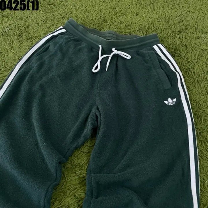 [BUNJANG] Adidas Green Three Stripes Training Pants / 아디다스 녹색 3선 트레이닝 바지