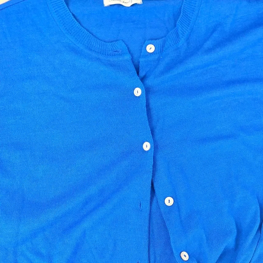 [BUNJANG] Sienne Boutique Blue Knit Cardigan / Sienne boutique 블루 니트 가디건