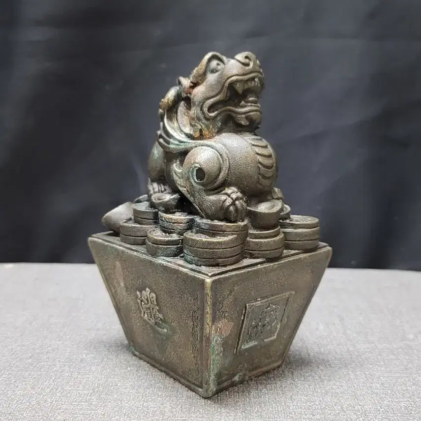 [BUNJANG] Bronze Haetae Statue / 황동 해태상 동브론즈