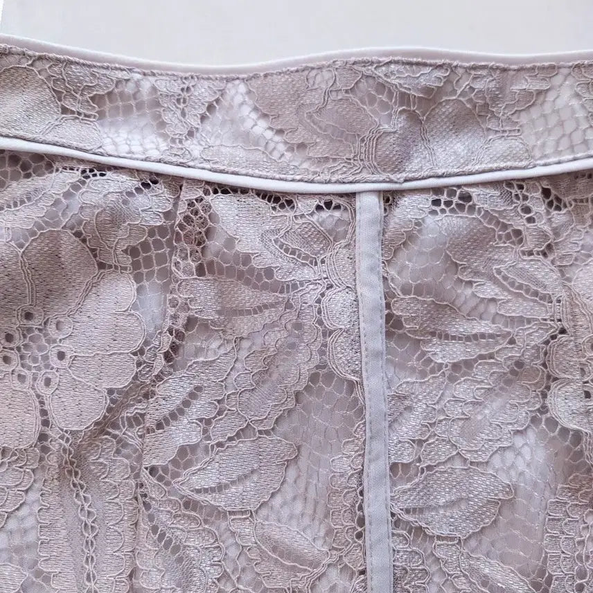 [BUNJANG] Floral Pattern Lace Skirt / 레이스 스커트  플라워 패턴