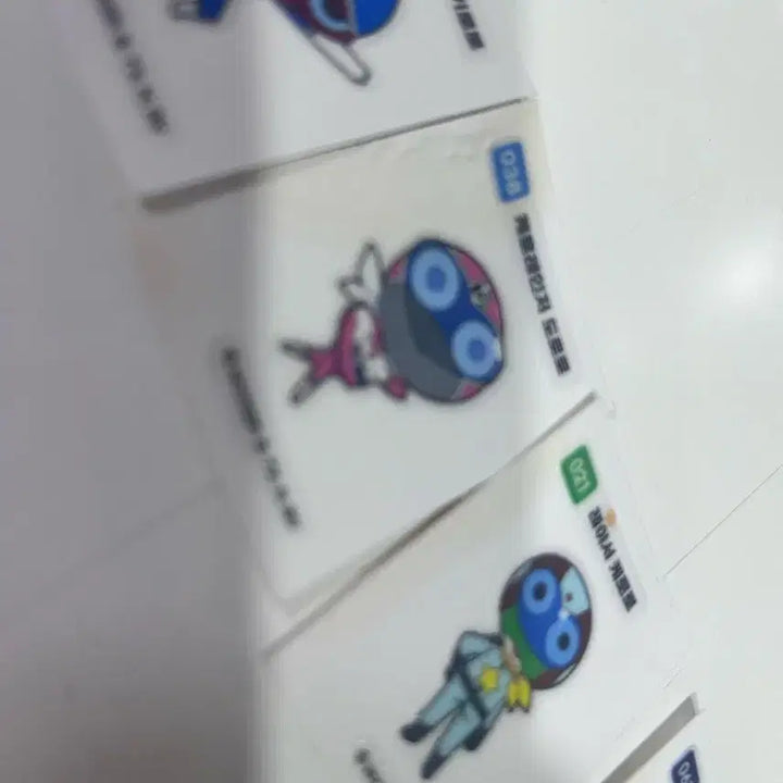 [BUNJANG] Keroro Ttibuseel Sticker Bundle Set / 케로로 띠부씰 6개 일괄