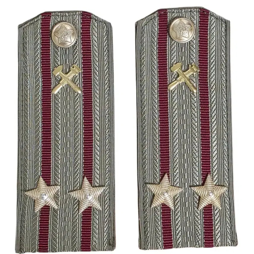 [BUNJANG] Soviet NKVD Fire Department Lieutenant Colonel Shoulder Boards / 소련 내무군 소방대 중령 셔츠 견장