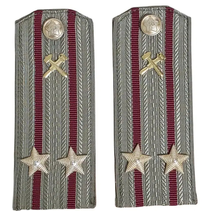 [BUNJANG] Soviet NKVD Fire Department Lieutenant Colonel Shoulder Boards / 소련 내무군 소방대 중령 셔츠 견장