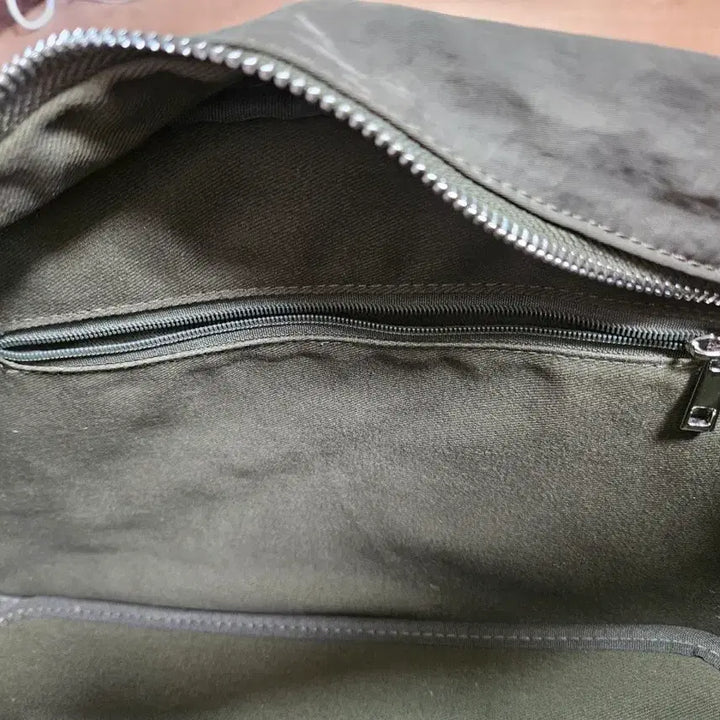 [BUNJANG] 98℃ Oat Nylon Shoulder Bag / 98도씨 oat 나일론 숄더백 카키색