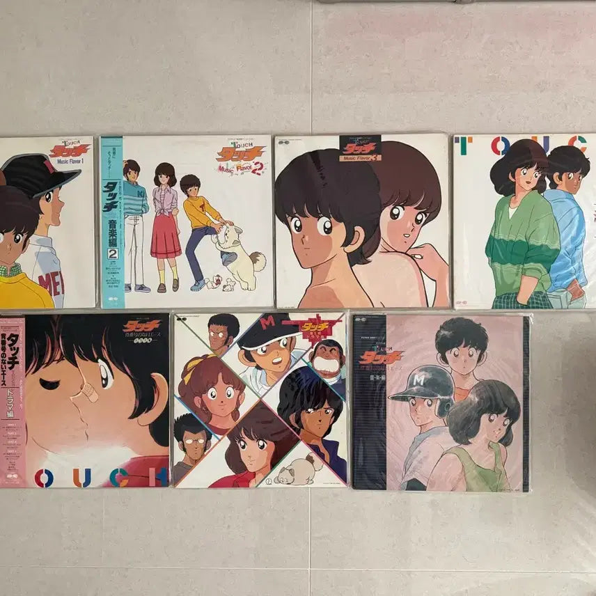 [BUNJANG] Touch OST Original Soundtrack 7 LP Set / 터치 OST 오리지널 사운드트랙 아다치 미츠루 7개 세트
