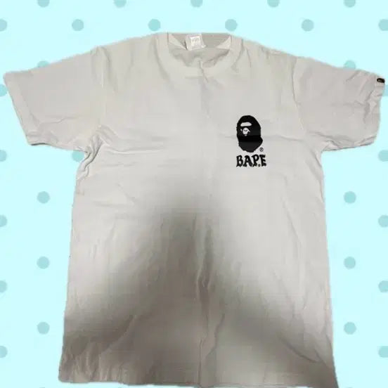 [SOLD OUT] 베이프 반팔티 화이트 m