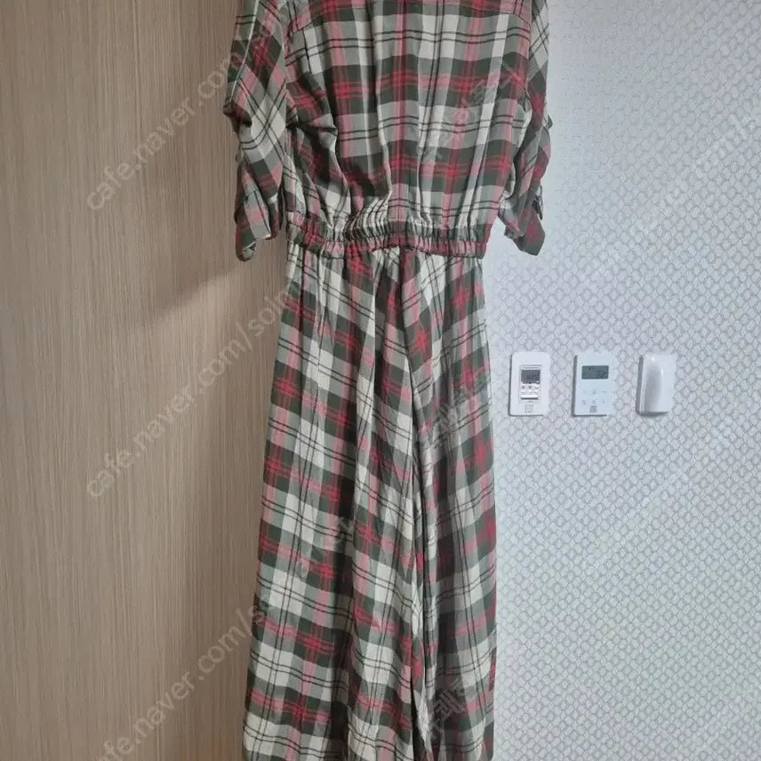 [SOLD OUT] 타임 TIME 체크 플리츠 원피스