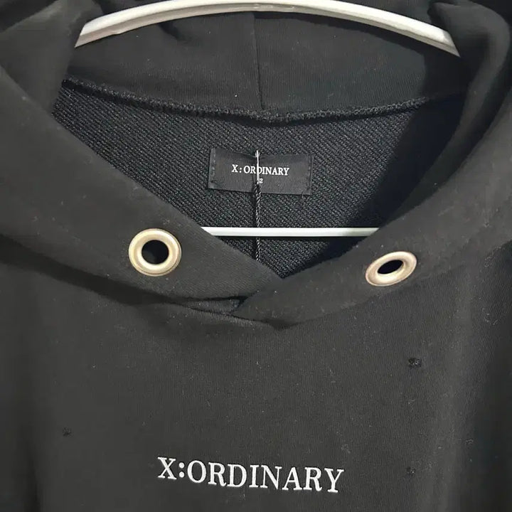 [SOLD OUT] 엑스오디너리 데미지 체크 레이어드 후드