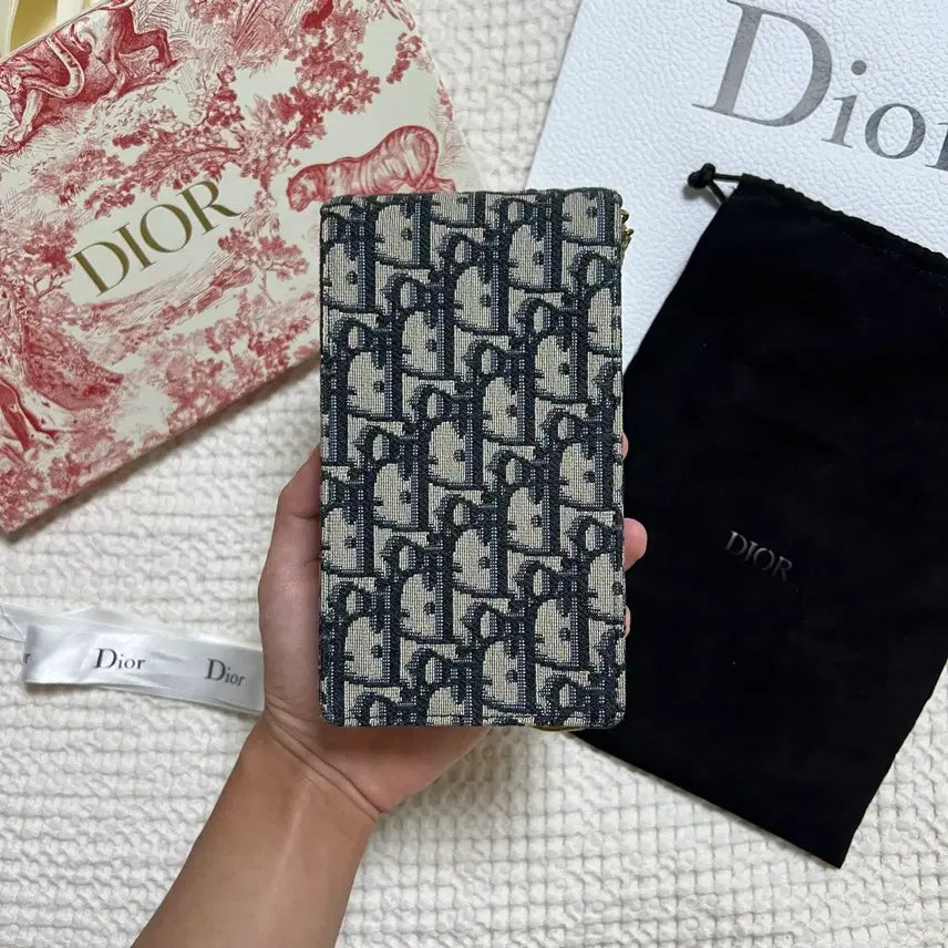 [BUNJANG] Dior Oblique Phone Holder Bag / (당일배송 풀구성) 디올 오블리크 폰홀더백