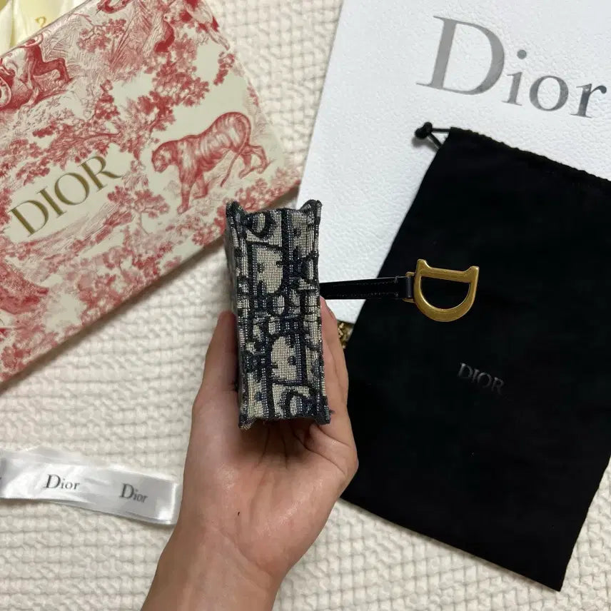 [BUNJANG] Dior Oblique Phone Holder Bag / (당일배송 풀구성) 디올 오블리크 폰홀더백