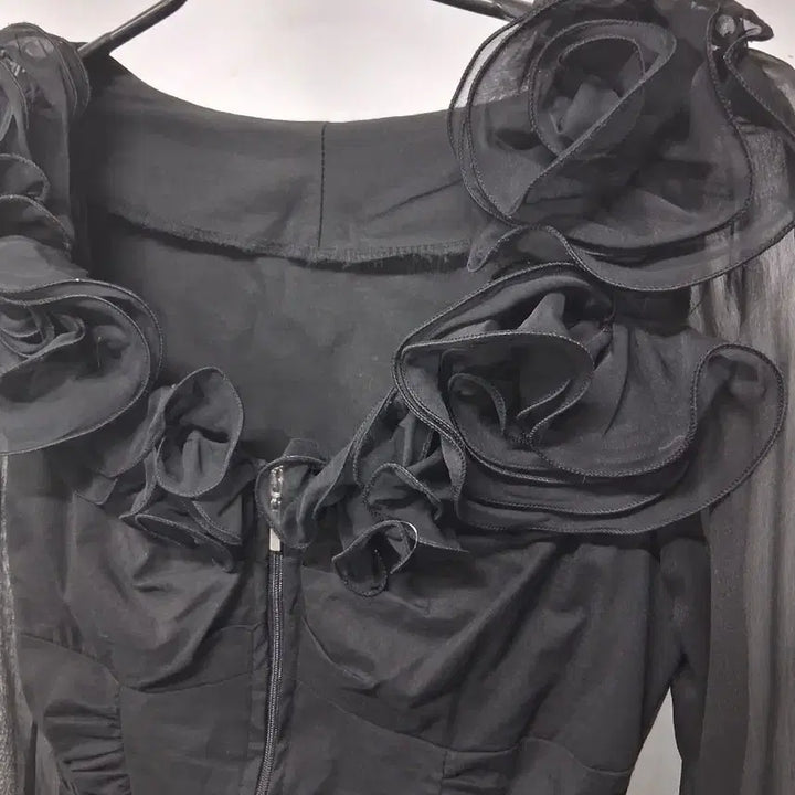 [BUNJANG] Mesh Blouse / 망사 브라우스 55