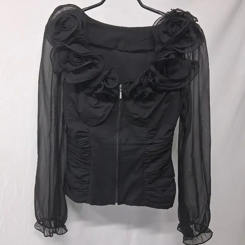 [BUNJANG] Mesh Blouse / 망사 브라우스 55