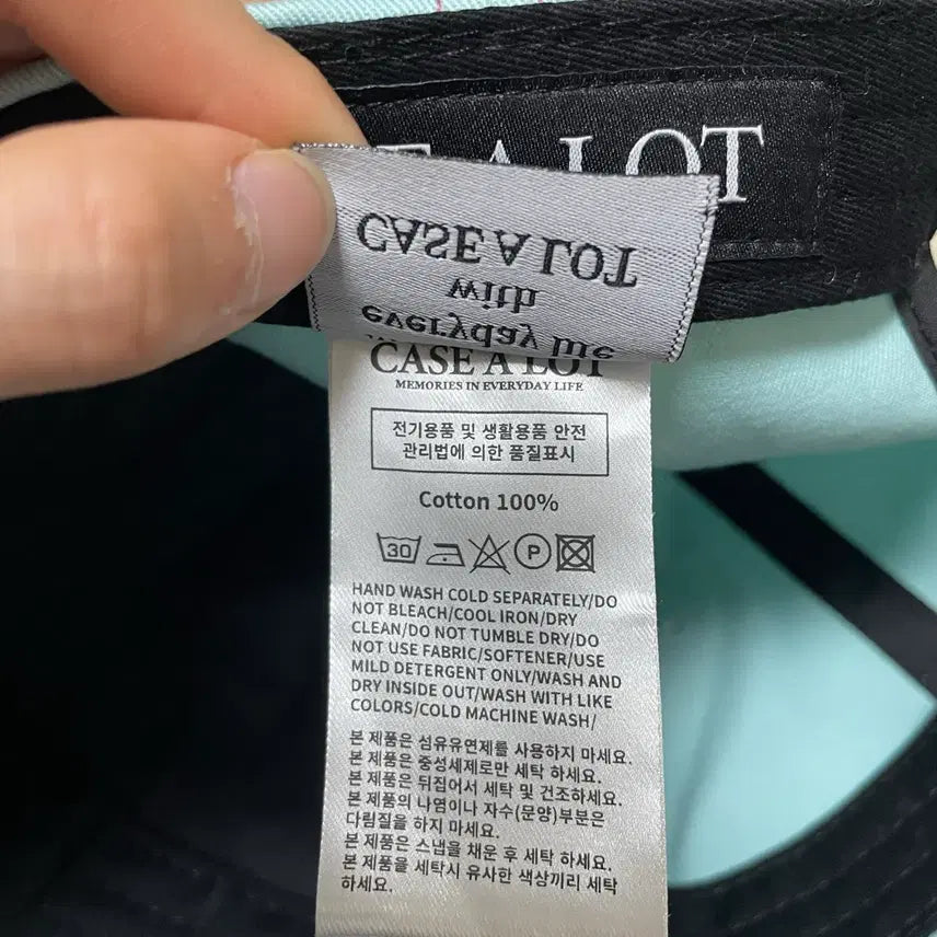 [BUNJANG] Casealot Pastel Blue Ball Cap Hat / 케이스어랏 파스텔 블루 볼캡 모자
