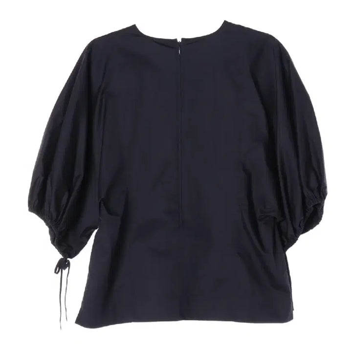 [SOLD OUT] 코스 네이비 스트링 퍼프소매 반팔 블라우스