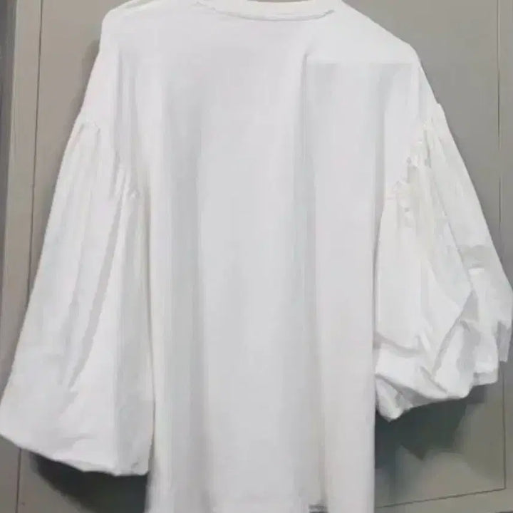 [BUNJANG] COS White Balloon Sleeve T-shirt / COS 코스 화이트 벌룬 퍼프 반팔 티셔츠 XS