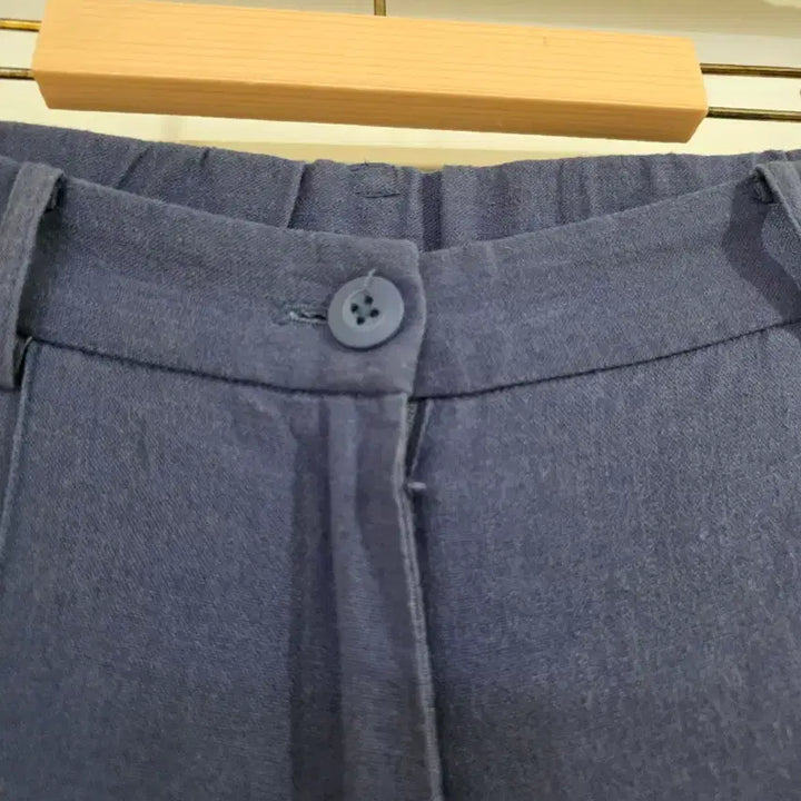 [BUNJANG] Summer Linen Blend Straight-Leg Pants / 여름  마 린넨 스판 밴딩 일자통바지  28사이즈