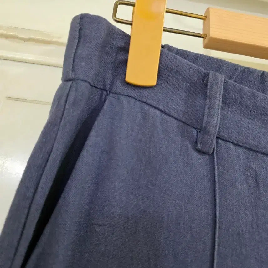 [BUNJANG] Summer Linen Blend Straight-Leg Pants / 여름  마 린넨 스판 밴딩 일자통바지  28사이즈