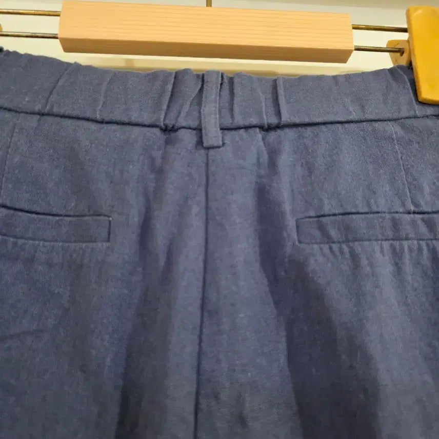 [BUNJANG] Summer Linen Blend Straight-Leg Pants / 여름  마 린넨 스판 밴딩 일자통바지  28사이즈