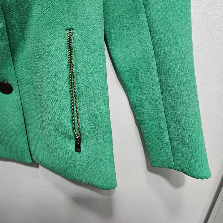 [BUNJANG] EnC Green Double Button Jacket / EnC 그린 더블 버튼 자켓