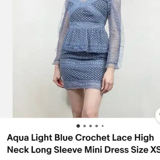 [BUNJANG] Lace Mini Dress / 레이스 미니 원피스