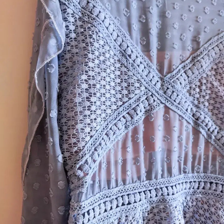 [BUNJANG] Lace Mini Dress / 레이스 미니 원피스