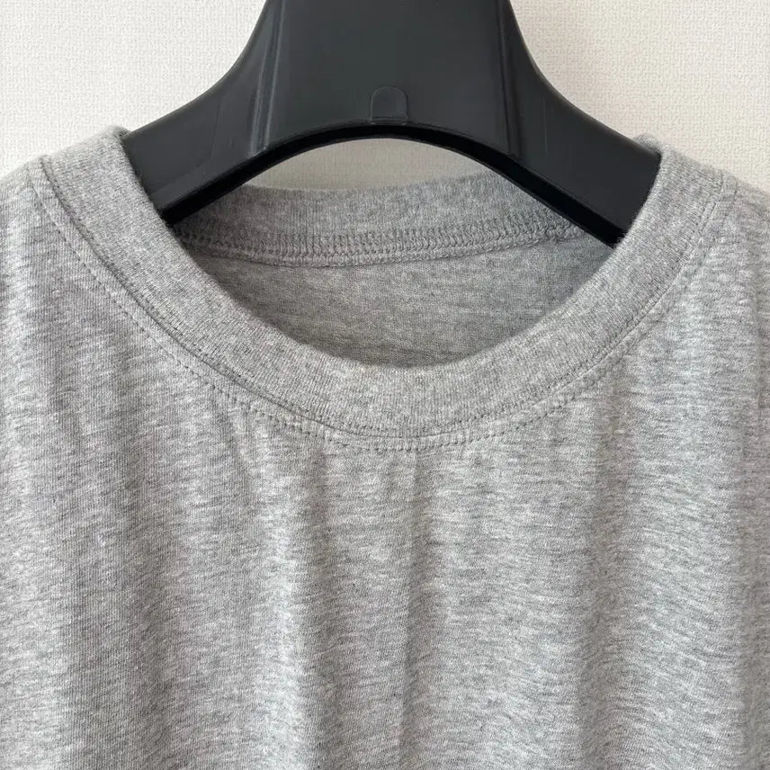 [SOLD OUT] 국산 면 100% 남성 여성 공용 그레이 반팔 티셔츠 3장