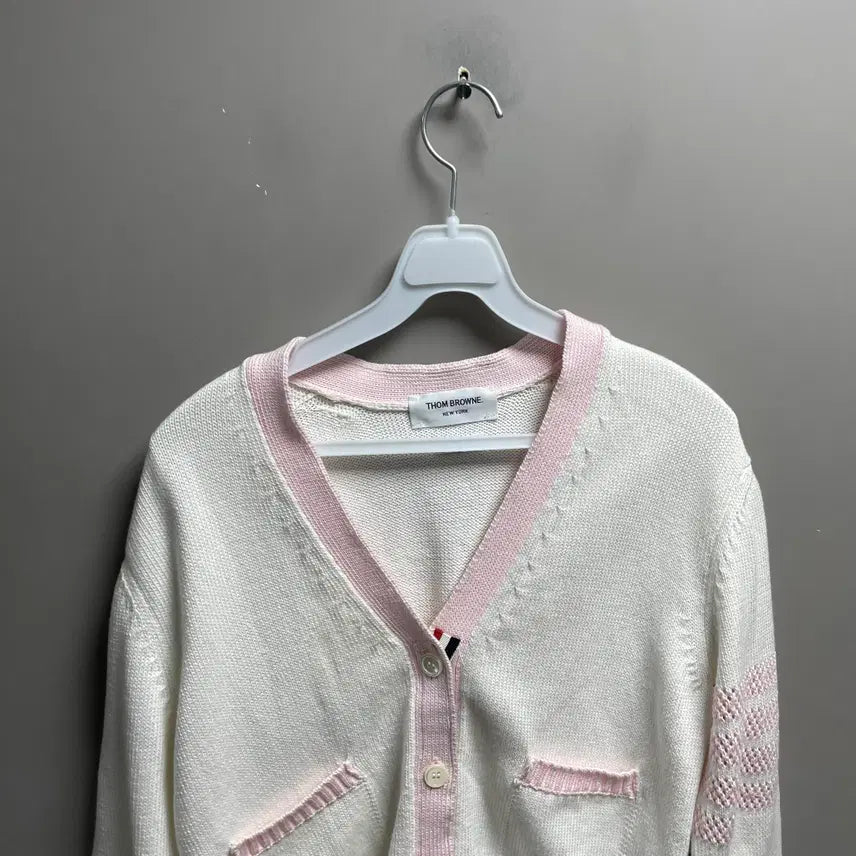 [BUNJANG] Thom Browne Stitch Cotton Cardigan / 톰브라운 저지 스티치 코튼 가디건