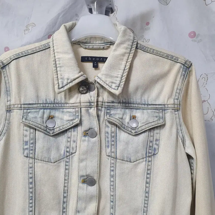 [SOLD OUT] 띠어리    워싱면   데님  숏  자켓