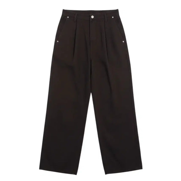 [BUNJANG] Autumn Product Pintuck Wide Pants / 여성S/ 어텀프로덕트 핀턱 와이드 팬츠 CH 0-30