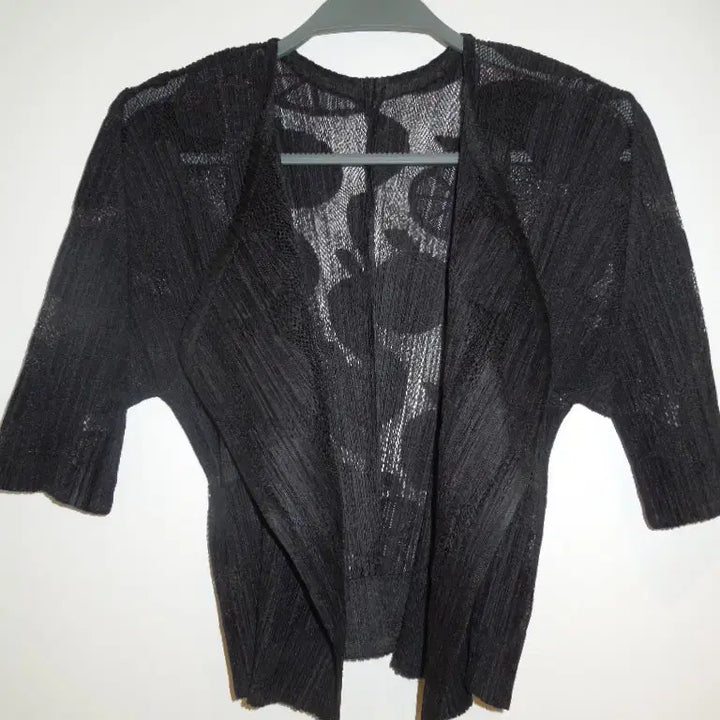[BUNJANG] Pleats Please Mesh Bolero Cardigan / 플리츠플리즈 볼레로 메시 가디건