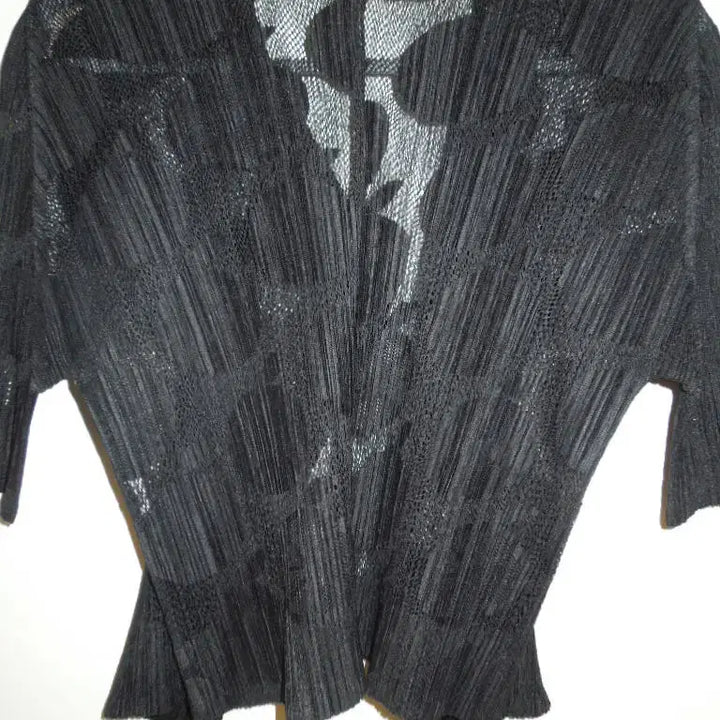 [BUNJANG] Pleats Please Mesh Bolero Cardigan / 플리츠플리즈 볼레로 메시 가디건