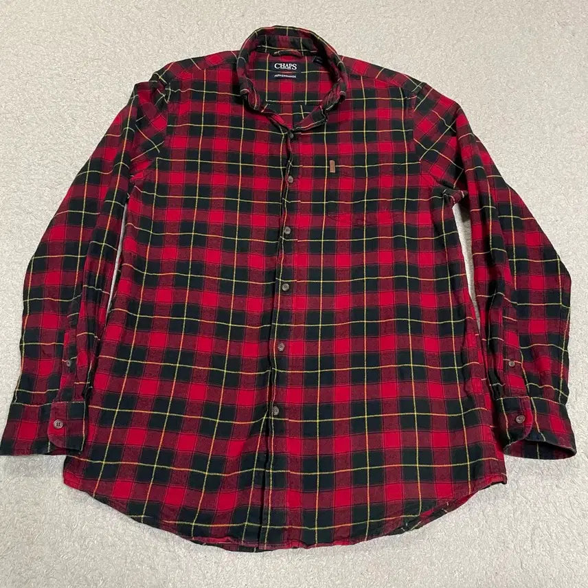 [BUNJANG] Polo Ralph Lauren Checkered Shirt / 폴로 챕스 랄프로렌 셔츠 체크 m