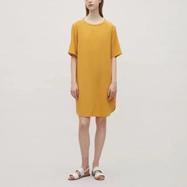 [BUNJANG] COS Oversized Low Back T-Shirt Dress / COS 코스 US2 오버핏 반팔 드레스  W-원피스-271