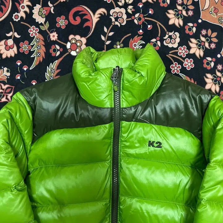 [BUNJANG] K2 Unisex Duck Down Logo Lightweight Padded Jumper / K2 아웃도어 남여공용 덕다운 로고 경량패딩 점퍼 S/90
