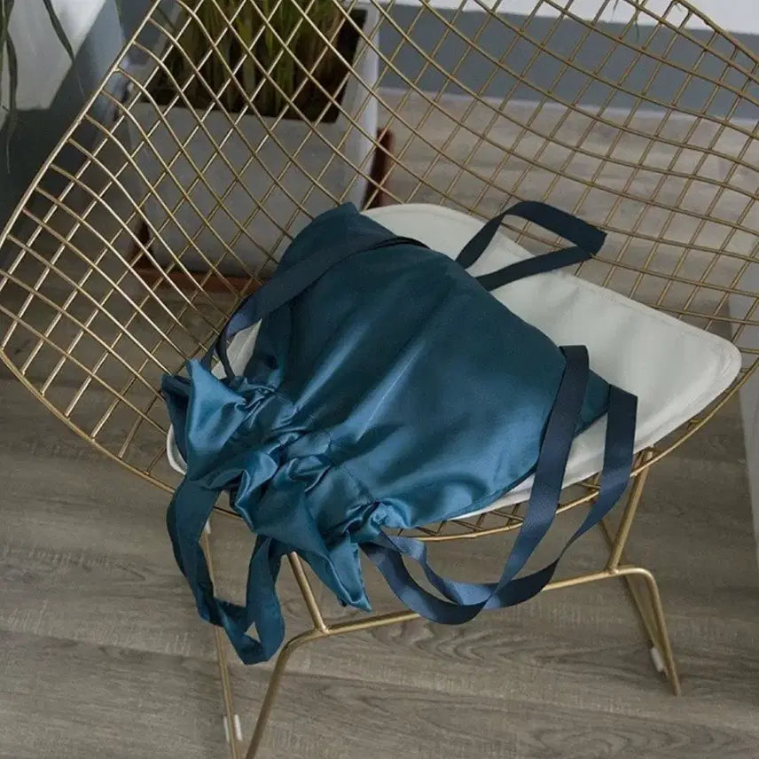 [BUNJANG] String Fabric Shoulder Bag / 스트링 패브릭 숄더백