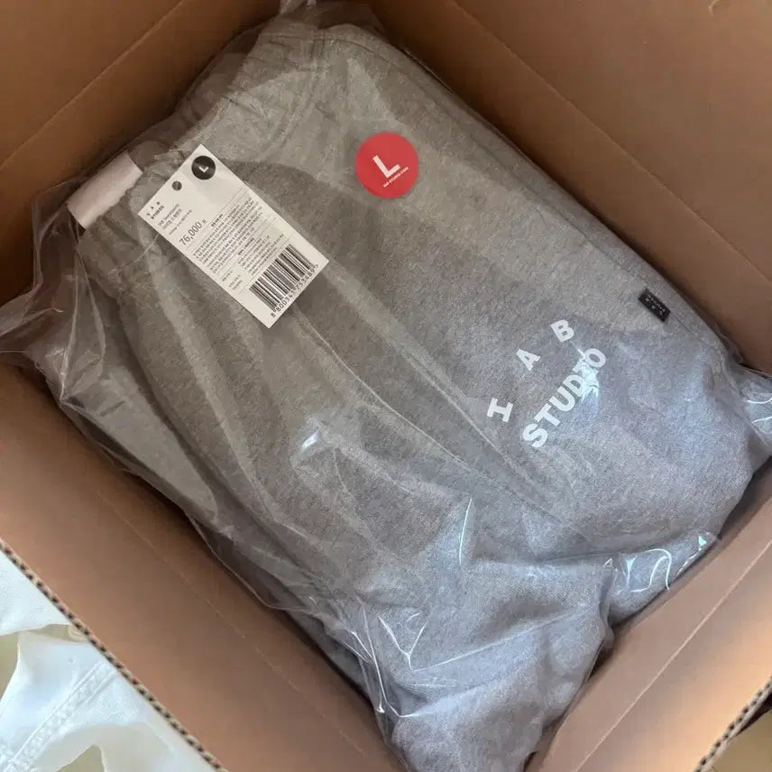 [SOLD OUT] [L] 26ss 아이앱 스튜디오 스웻팬츠 멜란지 그레이 새상품