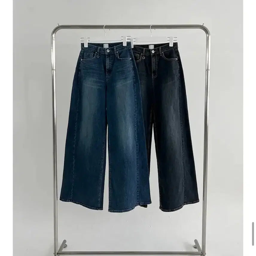 [BUNJANG] Thanks J Wide Denim Pants Dark Blue / 땡스제이 와이드데님팬츠 진청