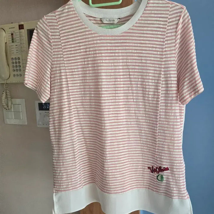 [BUNJANG] Olivia Striped Short Sleeve T-shirts (Bundle Set) / 올리비아 스트라이프 반팔티
