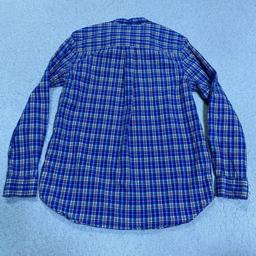 [BUNJANG] Polo Ralph Lauren Blue Checkered Shirt / 폴로 랄프로렌 블루 체크 셔츠 남방