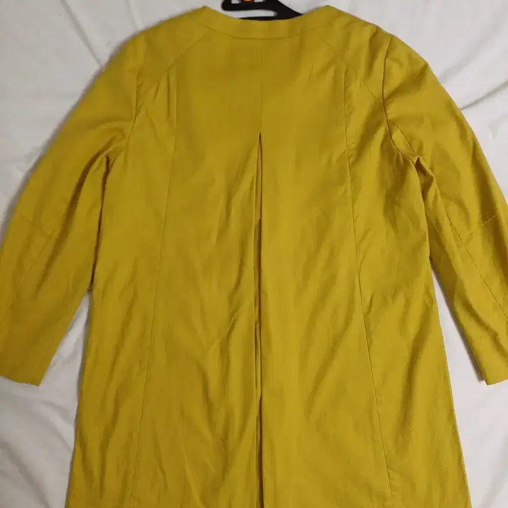 [BUNJANG] SJSJ Yellow Cotton Blend Outer Jacket / 한섬SJSJ  봄가을아우터 자켓옐로우55