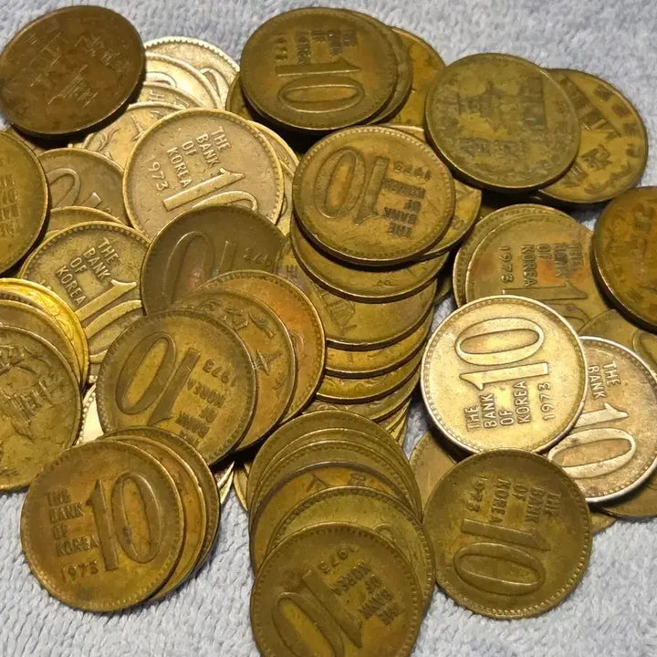 [BUNJANG] 1973-1975 Commemorative Coins Bundle Set / 10주 특년도인 1973년.74년.75년
