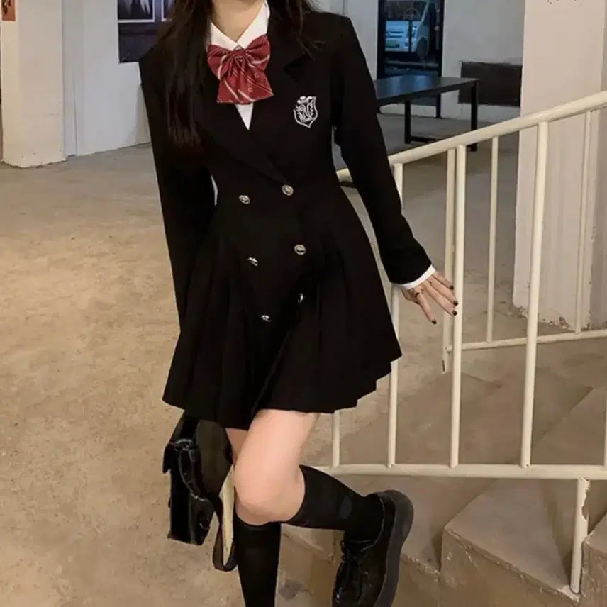 [BUNJANG] British School Uniform Preppy Look Rental / (문고리대여 전용) 영국교복 졸사 컨셉사진 프레피룩