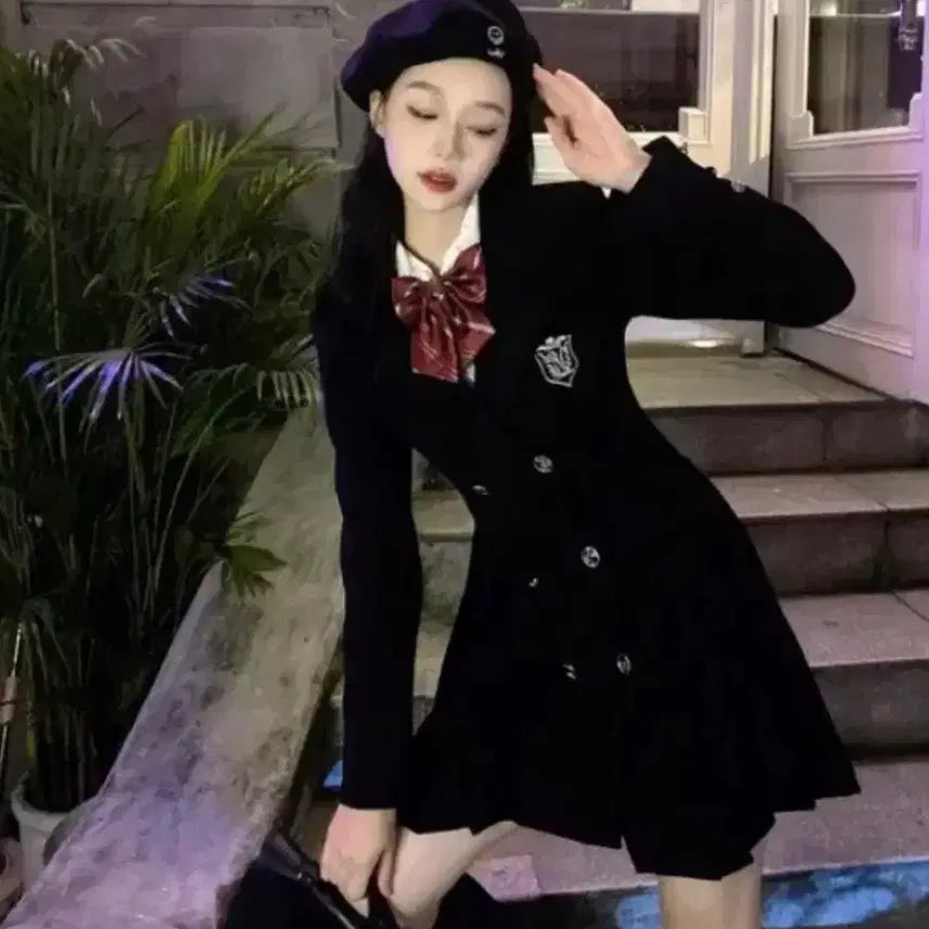 [BUNJANG] British School Uniform Preppy Look Rental / (문고리대여 전용) 영국교복 졸사 컨셉사진 프레피룩