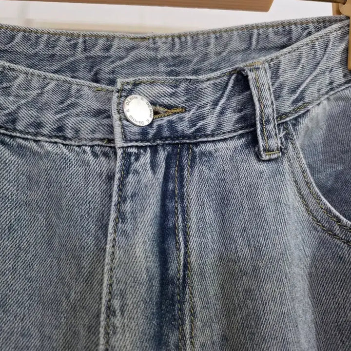 [BUNJANG] Spandex Wide Leg Jeans / 봄  여름  스판  고급스러운 청통바지