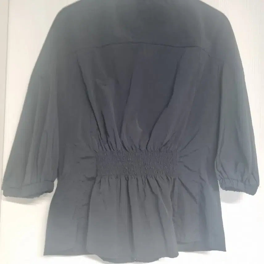 [BUNJANG] Jook Black Zipper Blouse / 주크 검정색 상의